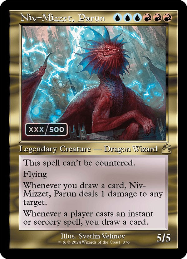 Niv-Mizzet, Parun (Retro) (Serialized) [Ravnica Remastered] | Card Citadel