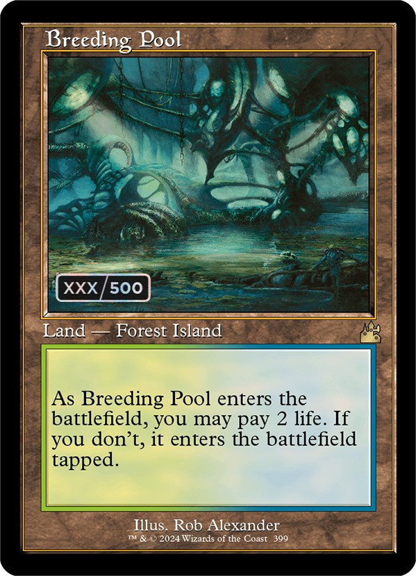 Breeding Pool (Retro) (Serialized) [Ravnica Remastered] | Card Citadel