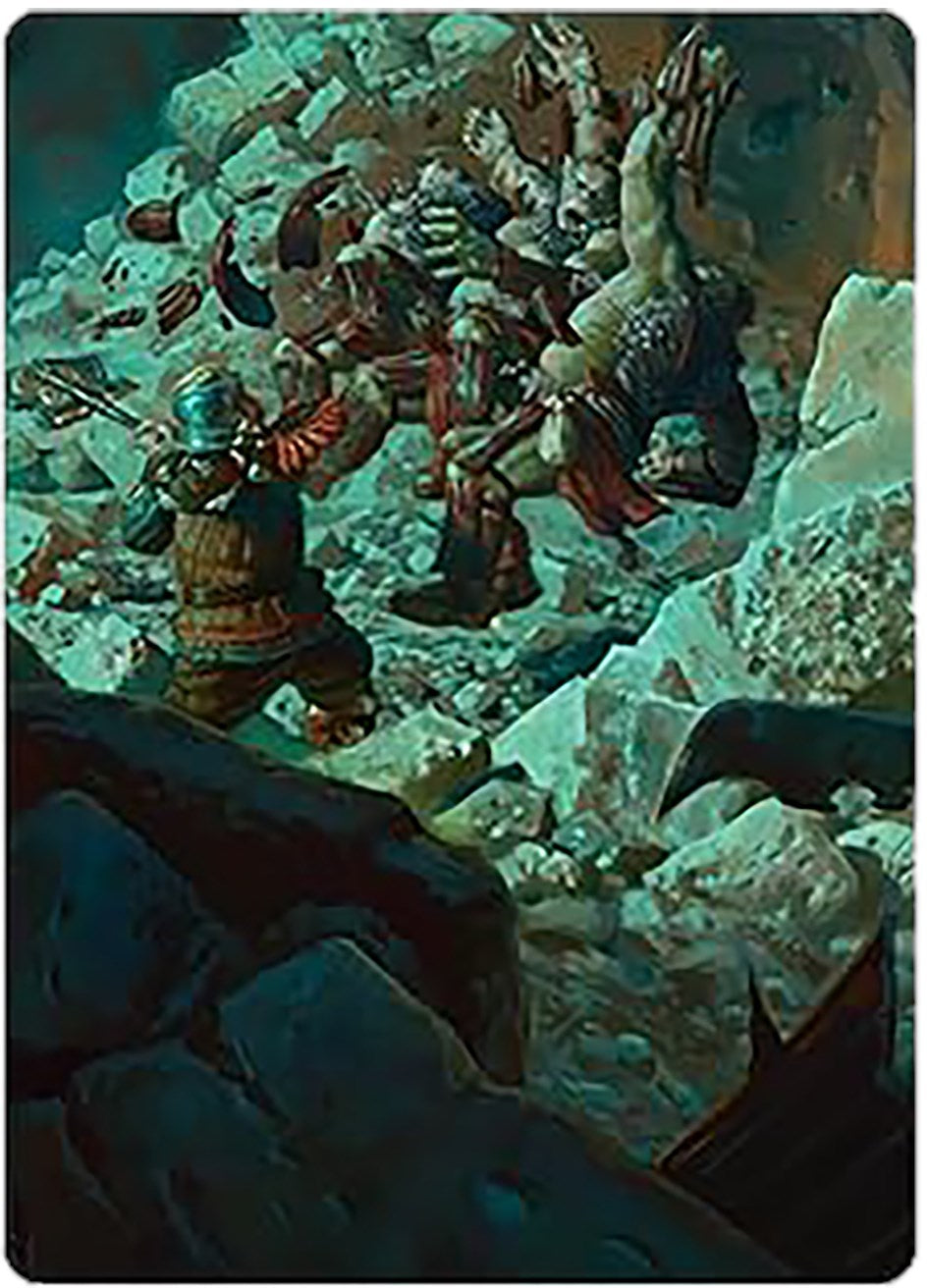 Gimli's Reckless Might Art Card [The Lord of the Rings: Tales of Middle-earth Art Series] | Card Citadel