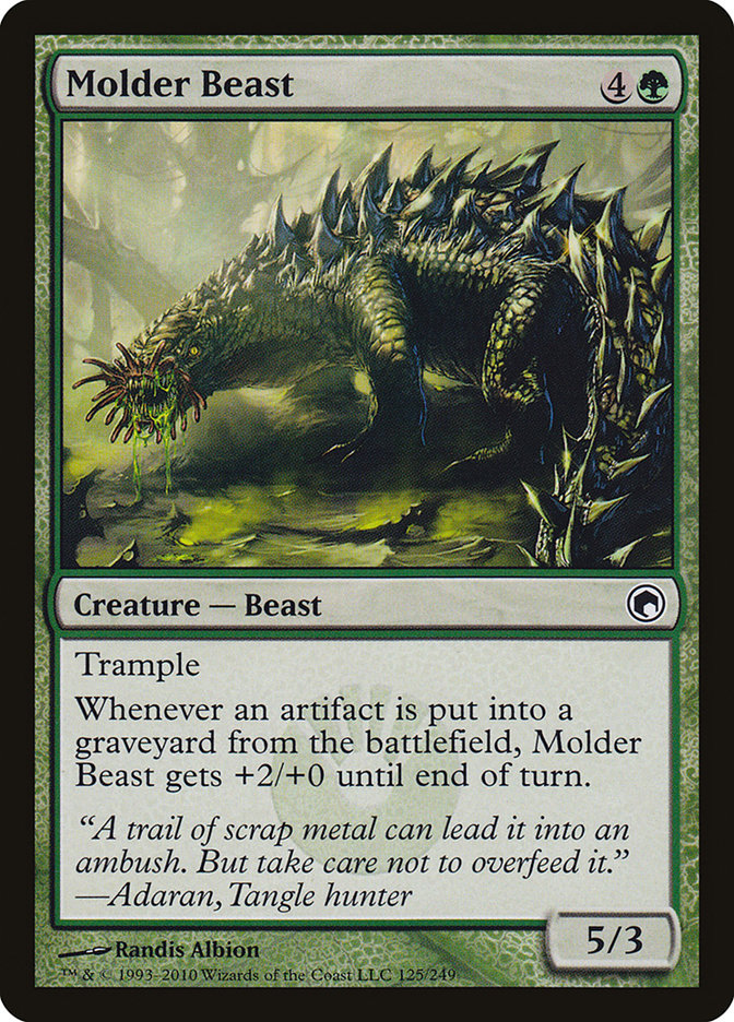 Molder Beast [Scars of Mirrodin] | Card Citadel