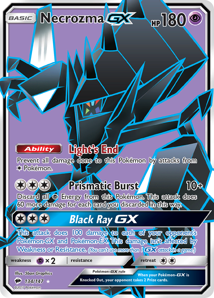 Necrozma GX (134/147) [Sun & Moon: Burning Shadows] | Card Citadel