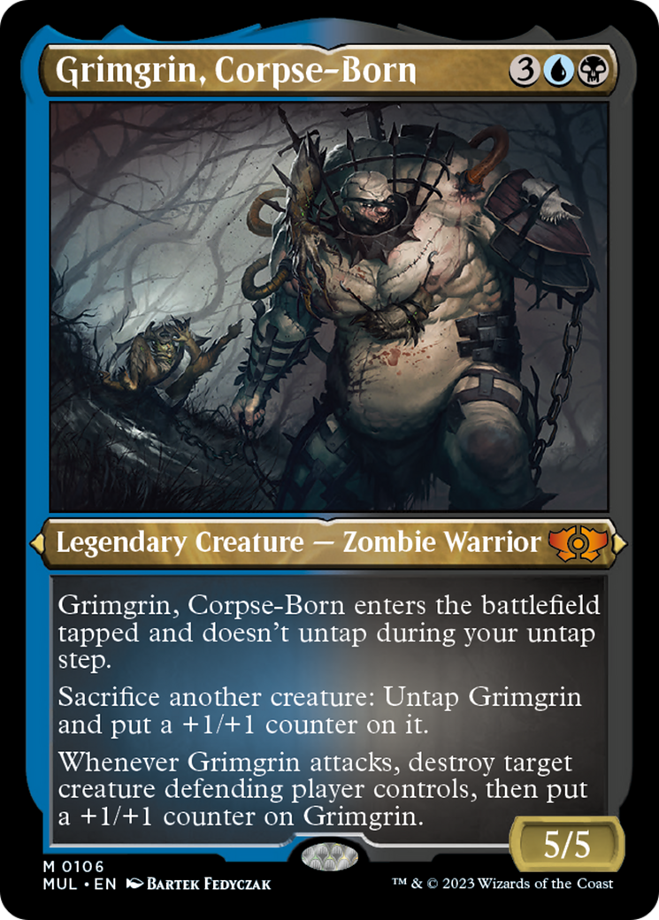 Grimgrin, Corpse-Born (Foil Etched) [Multiverse Legends] | Card Citadel