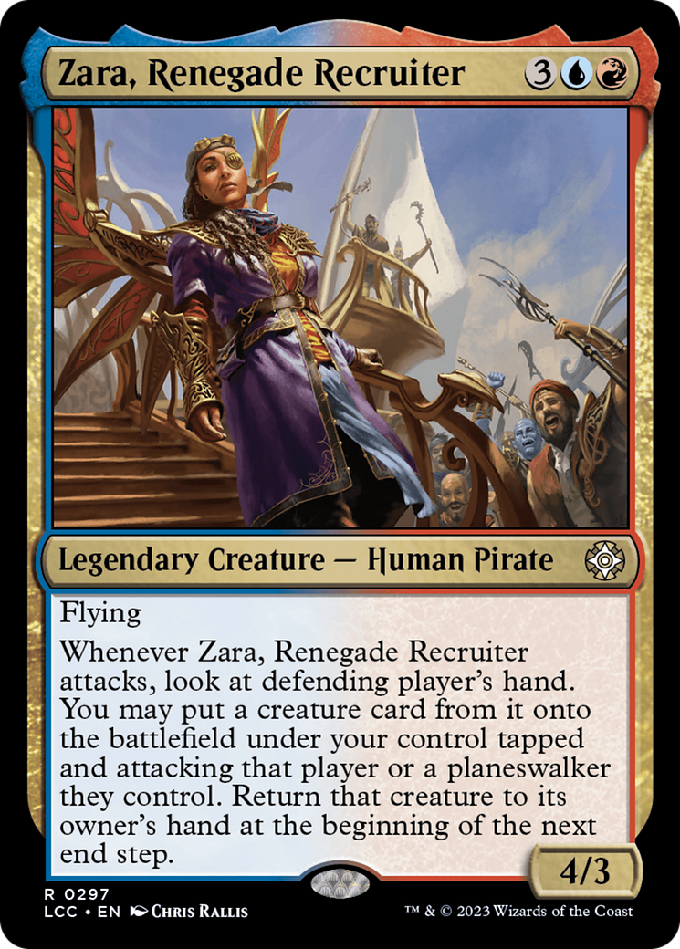 Zara, Renegade Recruiter [The Lost Caverns of Ixalan Commander] | Card Citadel