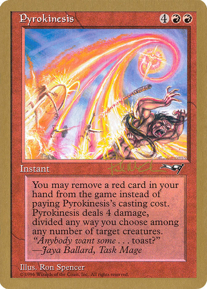 Pyrokinesis (Paul McCabe) [World Championship Decks 1997] | Card Citadel