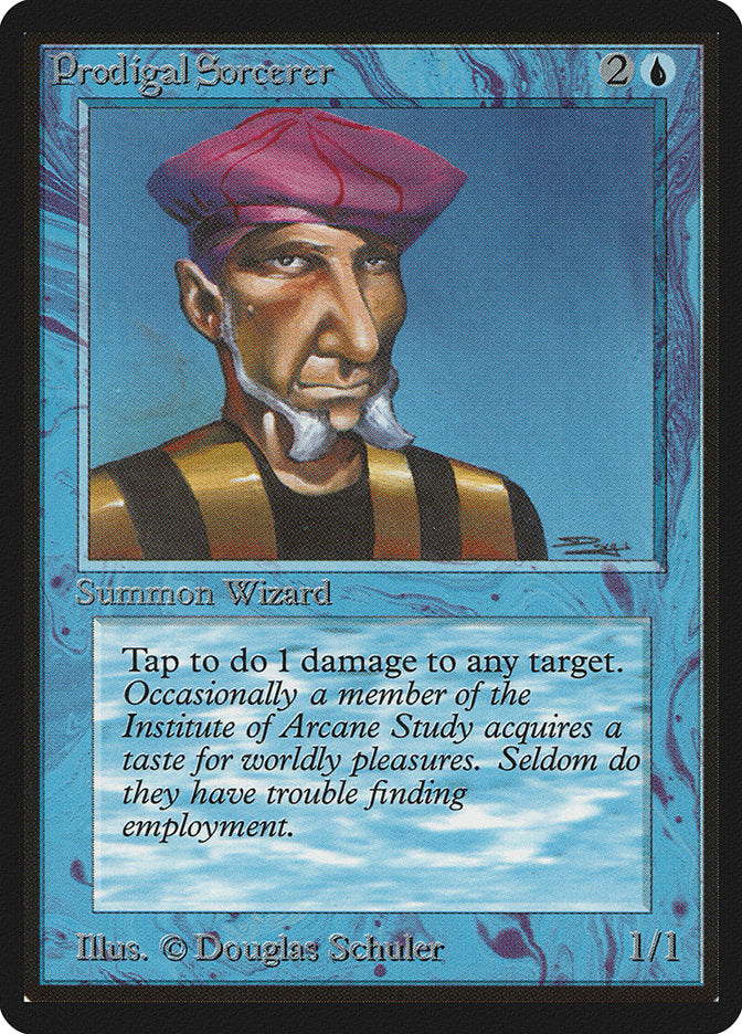 Prodigal Sorcerer [Limited Edition Beta] | Card Citadel