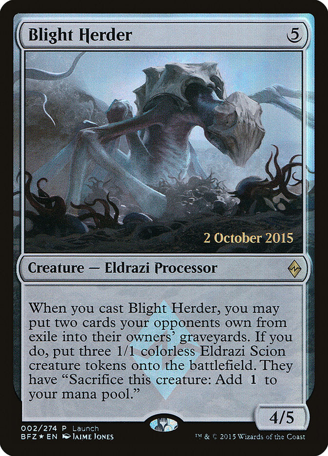 Blight Herder (Launch) [Battle for Zendikar Promos] | Card Citadel