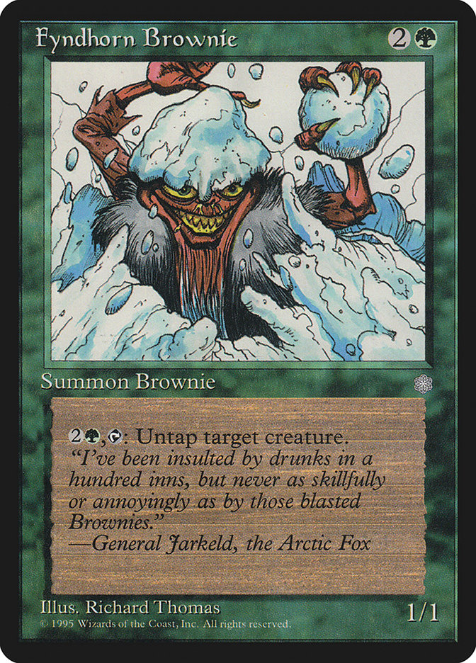 Fyndhorn Brownie [Ice Age] | Card Citadel