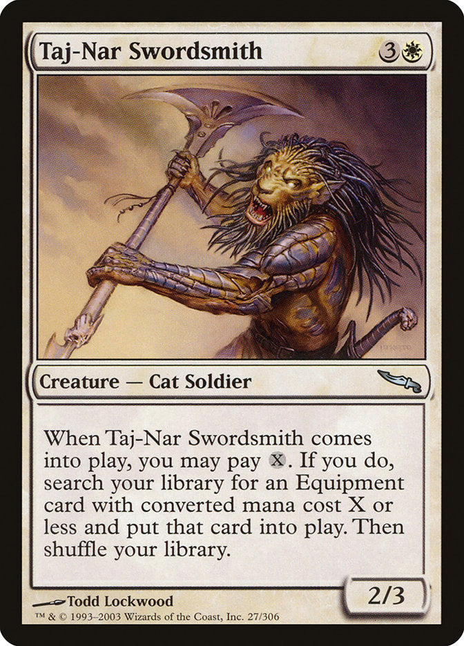 Taj-Nar Swordsmith [Mirrodin] | Card Citadel