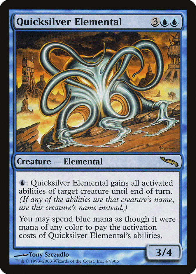 Quicksilver Elemental [Mirrodin] | Card Citadel