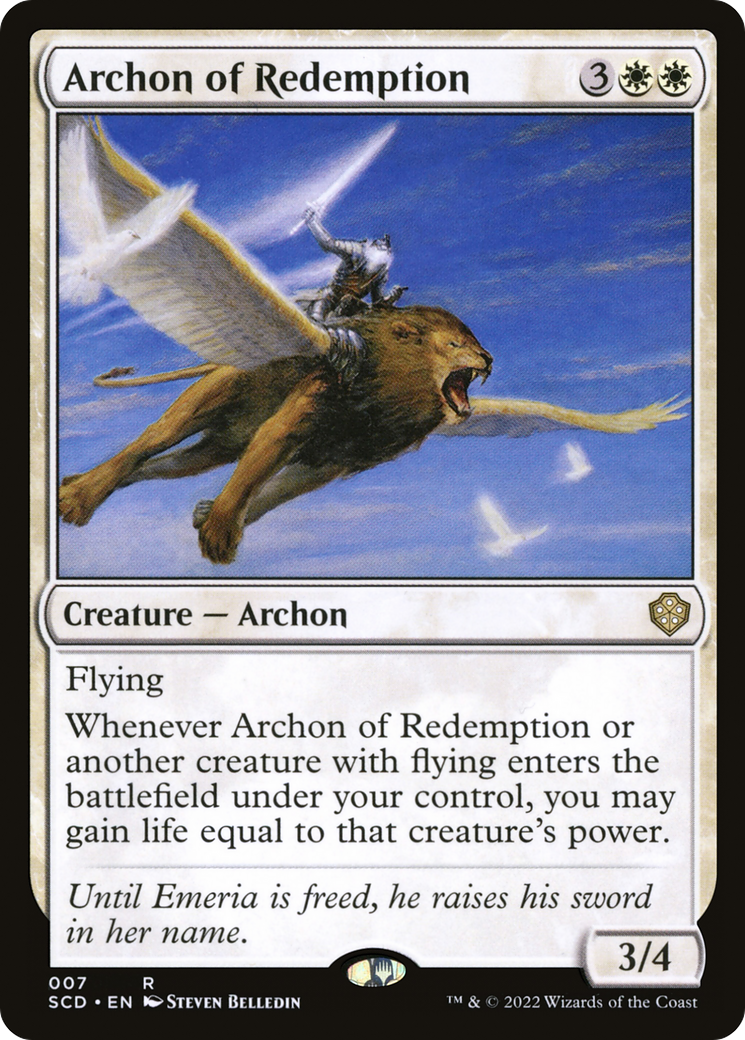 Archon of Redemption [Starter Commander Decks] | Card Citadel