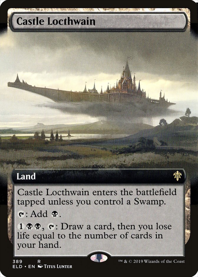 Castle Locthwain (Extended Art) [Throne of Eldraine] | Card Citadel