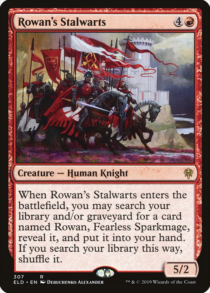 Rowan's Stalwarts [Throne of Eldraine] | Card Citadel