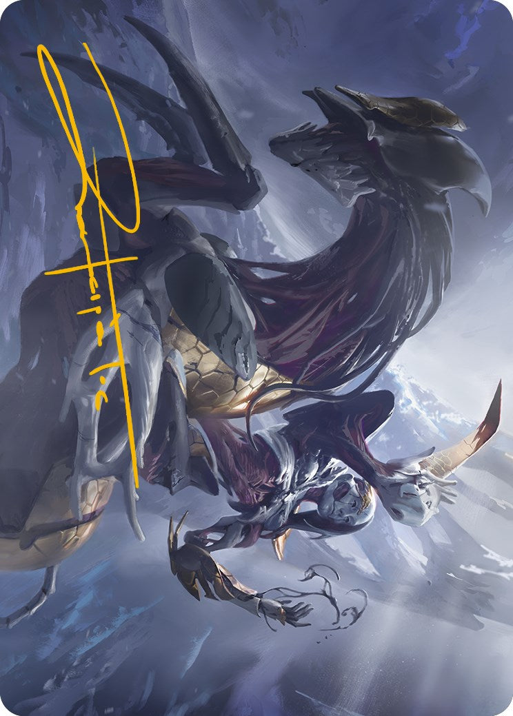 Ria Ivor, Bane of Bladehold Art Card (Gold-Stamped Signature) [Phyrexia: All Will Be One Art Series] | Card Citadel