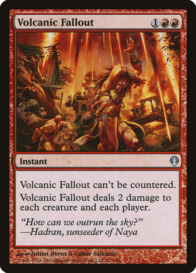 Volcanic Fallout [Archenemy] | Card Citadel