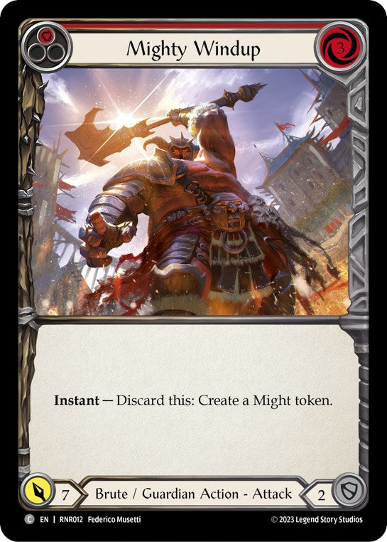 Mighty Windup (Red) [RNR012] (Rhinar Hero Deck) | Card Citadel