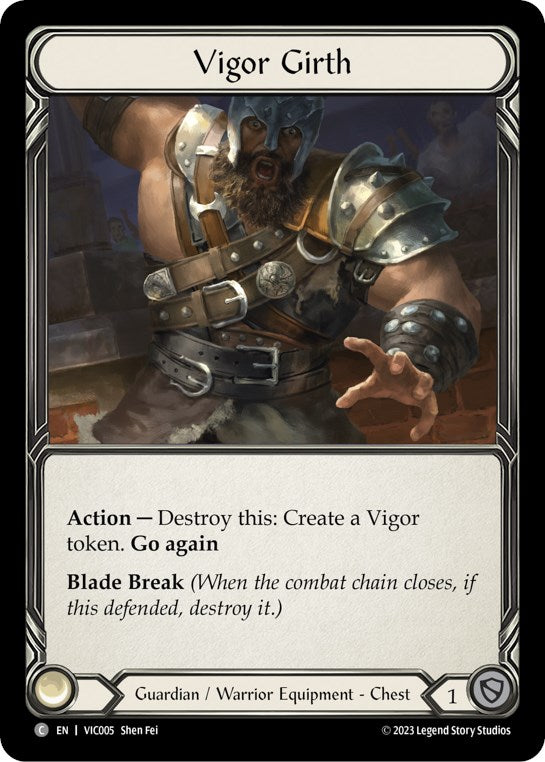 Vigor Girth [VIC005] (Heavy Hitters Victor Blitz Deck) | Card Citadel