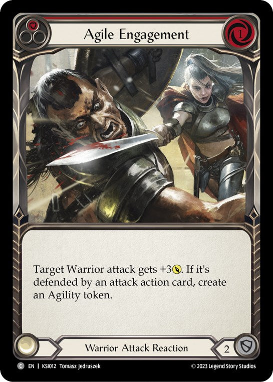 Agile Engagement (Red) [KSI012] (Heavy Hitters Kassai Blitz Deck) | Card Citadel