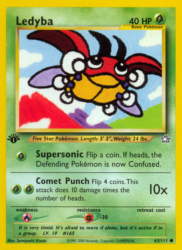 Ledyba (63/111) [Neo Genesis 1st Edition] | Card Citadel