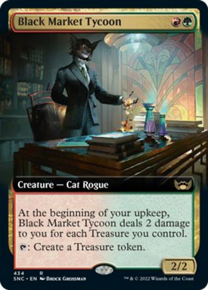 Black Market Tycoon (Extended Art) [Streets of New Capenna] | Card Citadel