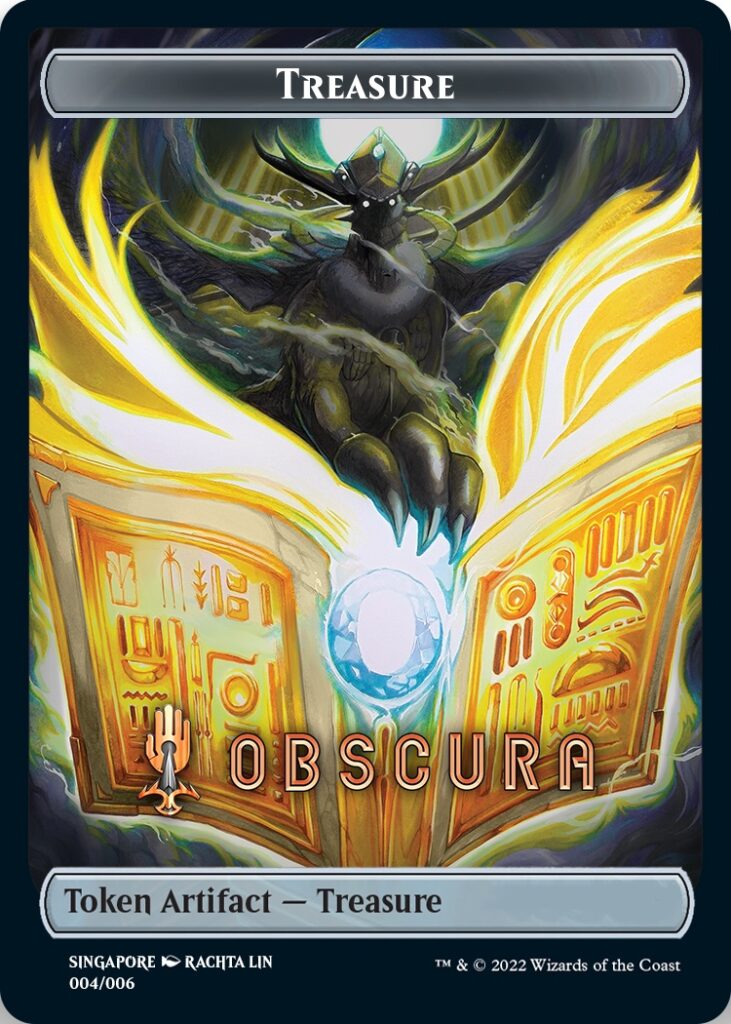 Treasure Token (Obscura) (Southeast Asia Artists) [Streets of New Capenna Tokens] | Card Citadel