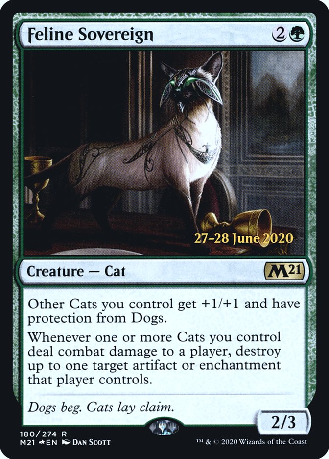 Feline Sovereign  [Core Set 2021 Prerelease Promos] | Card Citadel