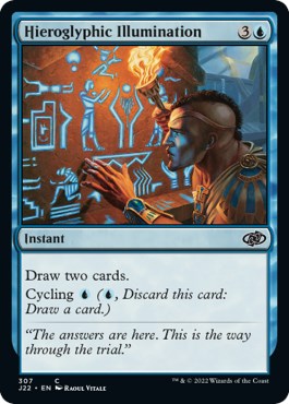 Hieroglyphic Illumination [Jumpstart 2022] | Card Citadel