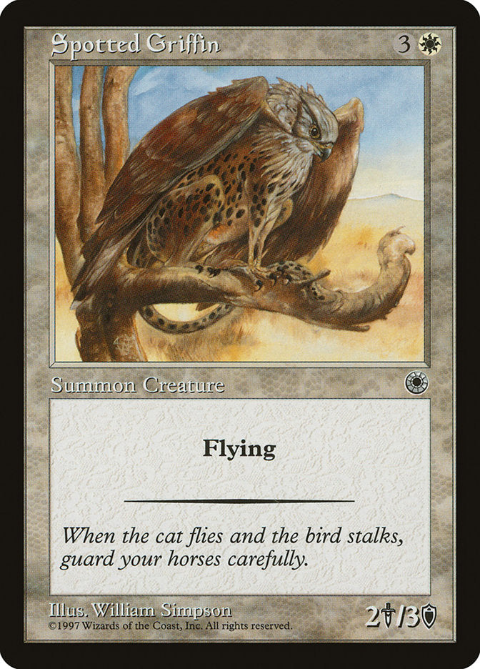Spotted Griffin [Portal] | Card Citadel