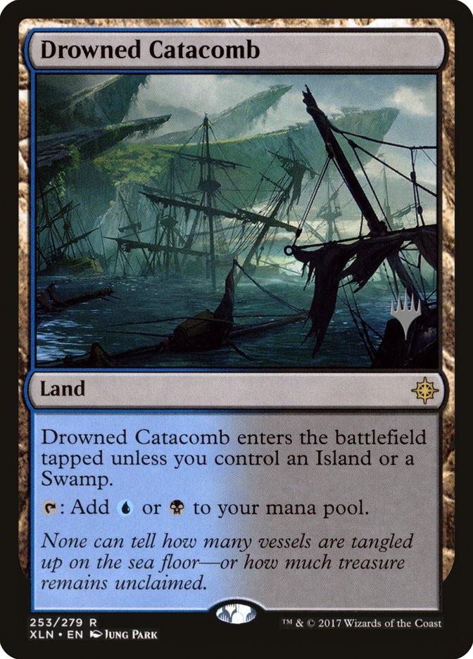 Drowned Catacomb [Ixalan Promos] | Card Citadel