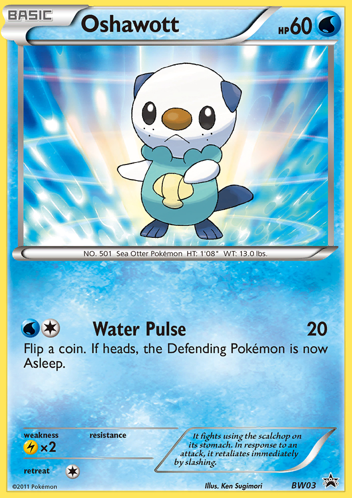 Oshawott (BW03) [Black & White: Black Star Promos] | Card Citadel