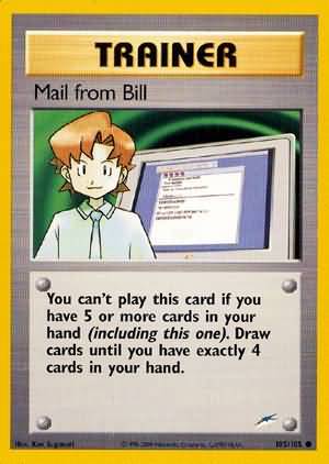 Mail from Bill (105/105) [Neo Destiny Unlimited] | Card Citadel