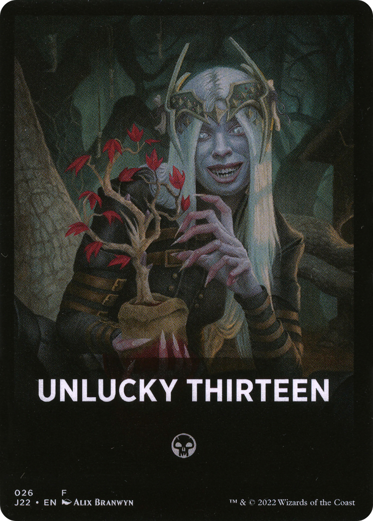 Unlucky Thirteen Theme Card [Jumpstart 2022 Front Cards] | Card Citadel