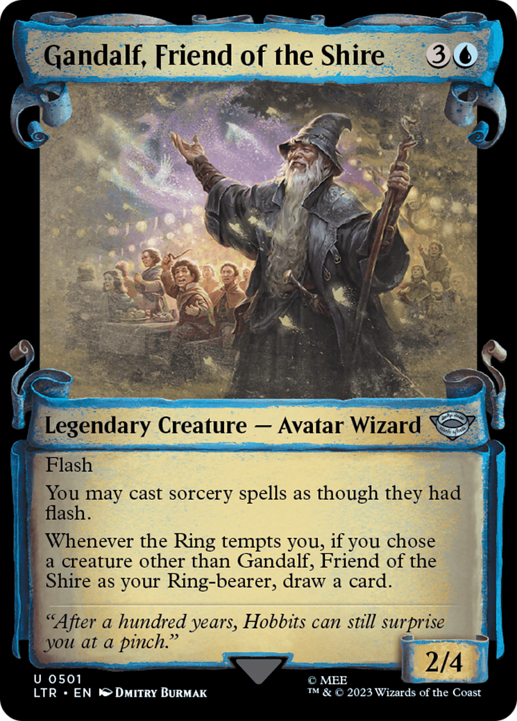 Gandalf, Friend of the Shire [The Lord of the Rings: Tales of Middle-Earth Showcase Scrolls] | Card Citadel