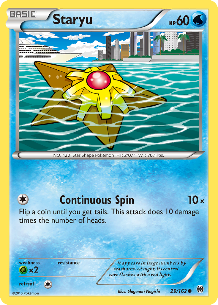 Staryu (29/162) [XY: BREAKthrough] | Card Citadel