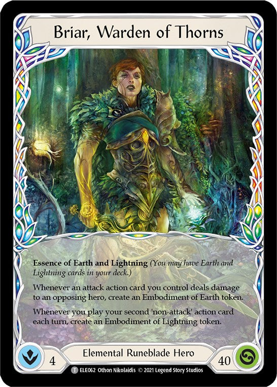 Briar, Warden of Thorns // Briar [ELE062 // ELE063] (Tales of Aria Unlimited) | Card Citadel