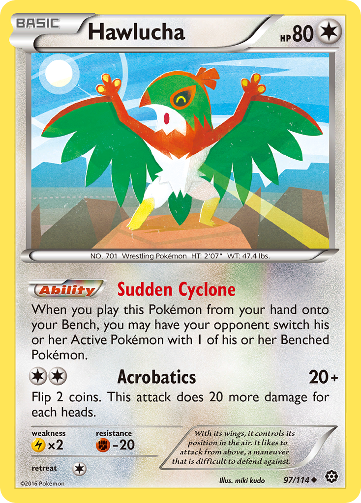 Hawlucha (97/114) [XY: Steam Siege] | Card Citadel