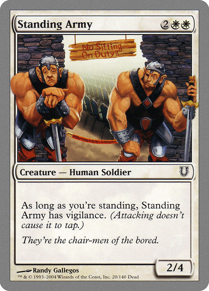 Standing Army [Unhinged] | Card Citadel