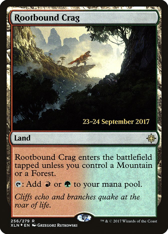 Rootbound Crag [Ixalan Promos] | Card Citadel