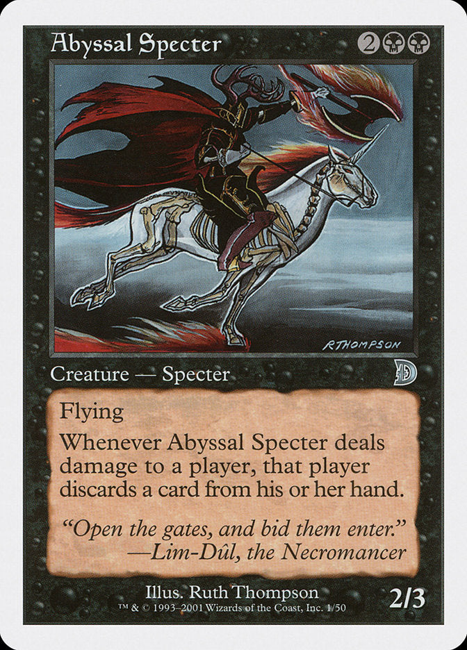 Abyssal Specter [Deckmasters] | Card Citadel