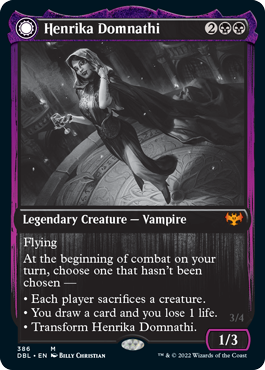 Henrika Domnathi // Henrika, Infernal Seer [Innistrad: Double Feature] | Card Citadel