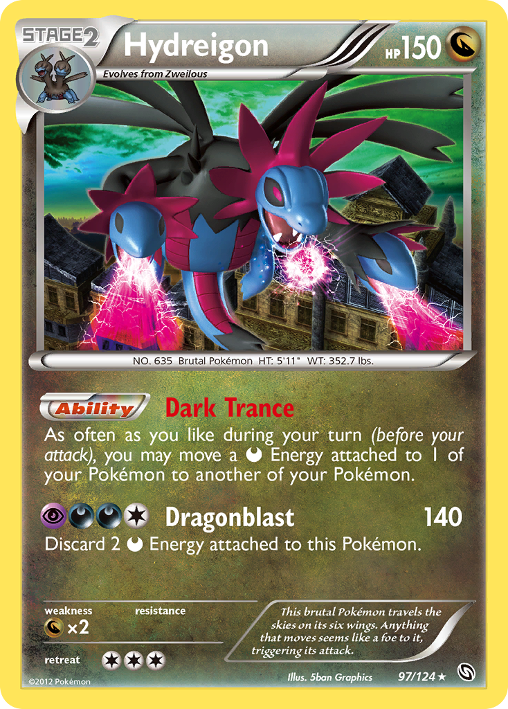 Hydreigon (97/124) [Black & White: Dragons Exalted] | Card Citadel