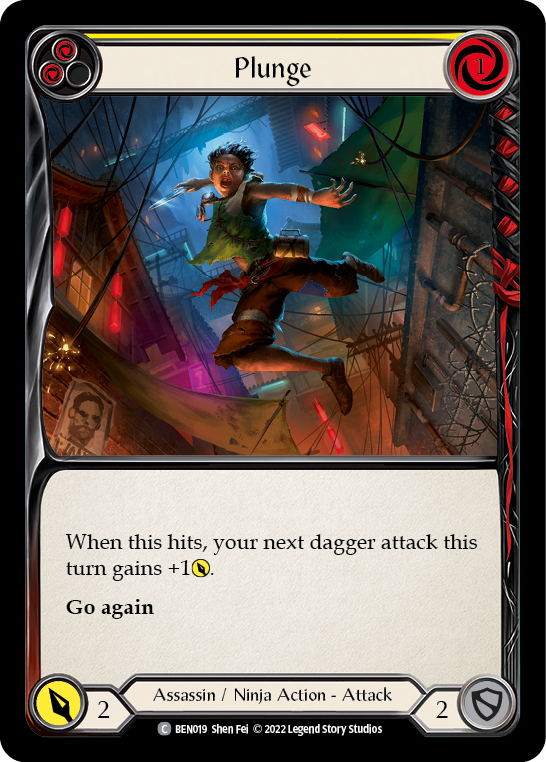 Plunge (Yellow) [BEN019] (Outsiders Benji Blitz Deck) | Card Citadel