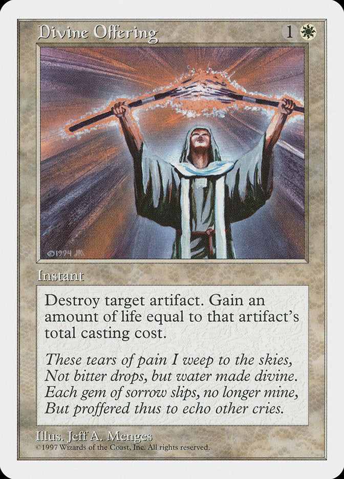 Divine Offering [Fifth Edition] | Card Citadel