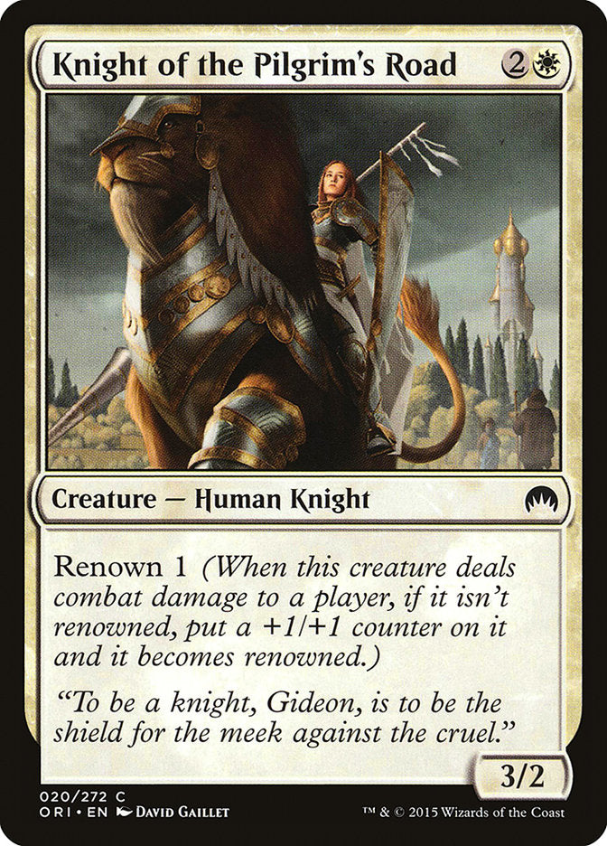 Knight of the Pilgrim's Road [Magic Origins] | Card Citadel