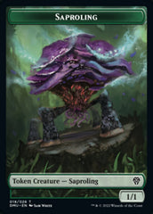 Saproling // Goblin Double-sided Token [Dominaria United Tokens] | Card Citadel