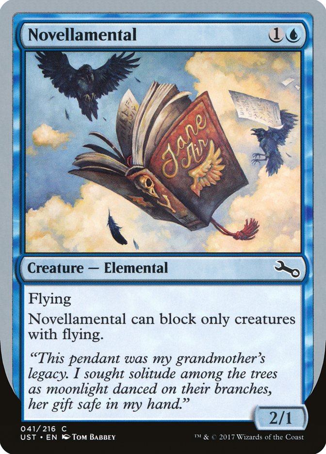 Novellamental ("This pendant was...") [Unstable] | Card Citadel