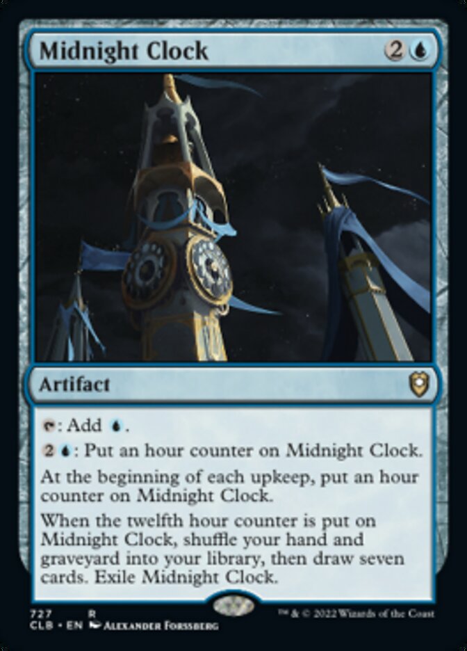 Midnight Clock [Commander Legends: Battle for Baldur's Gate] | Card Citadel