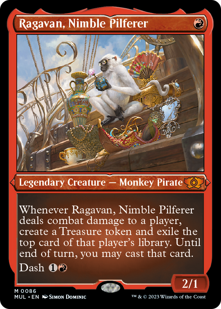 Ragavan, Nimble Pilferer (Foil Etched) [Multiverse Legends] | Card Citadel