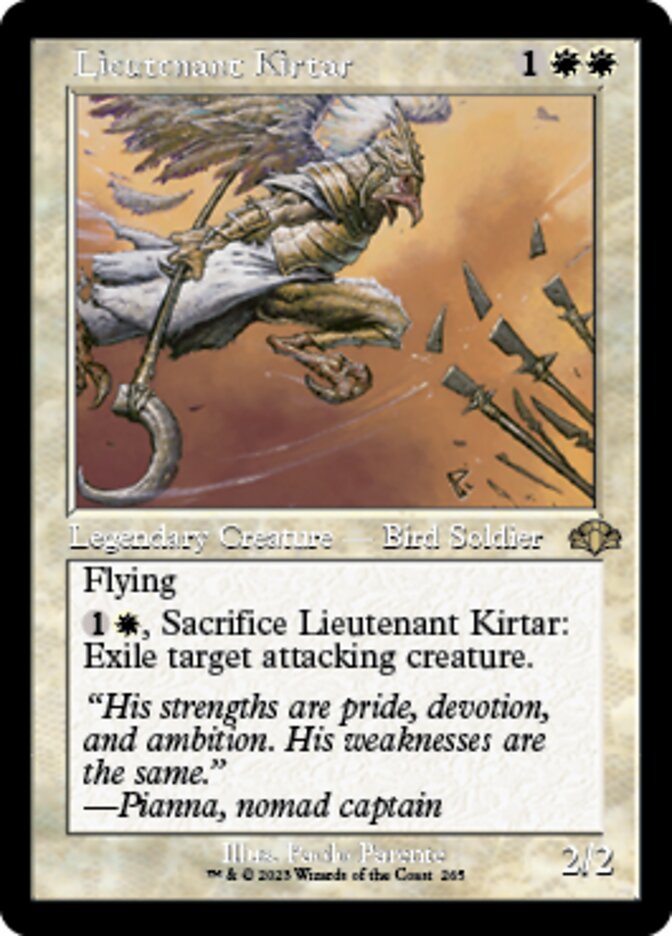 Lieutenant Kirtar (Retro) [Dominaria Remastered] | Card Citadel