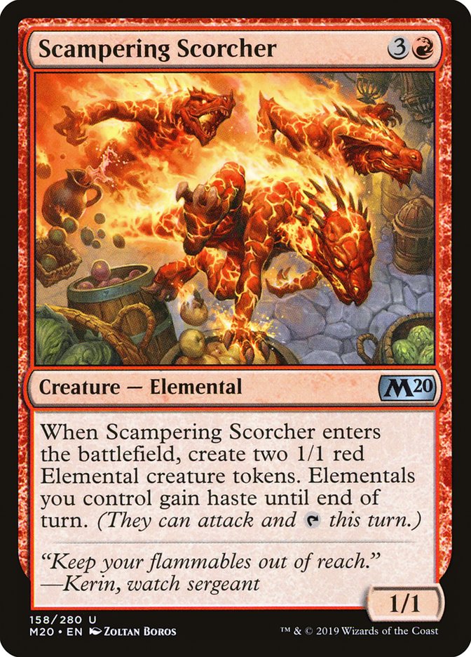 Scampering Scorcher [Core Set 2020] | Card Citadel