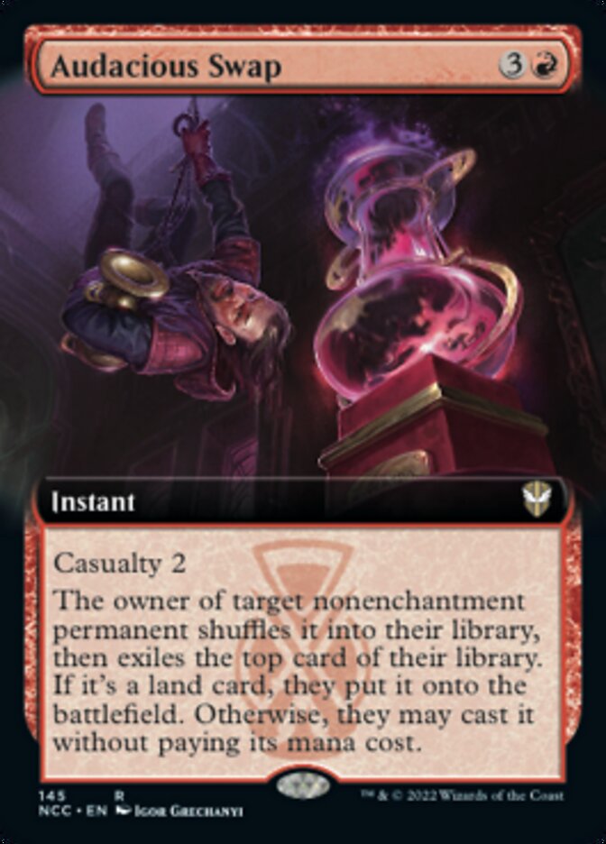 Audacious Swap (Extended Art) [Streets of New Capenna Commander] | Card Citadel